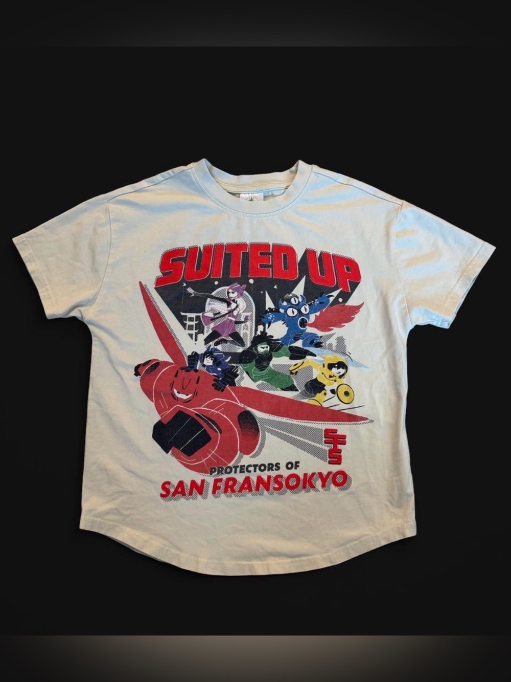 Disney White 'Suited Up' San Fransokyo Graphic Tee